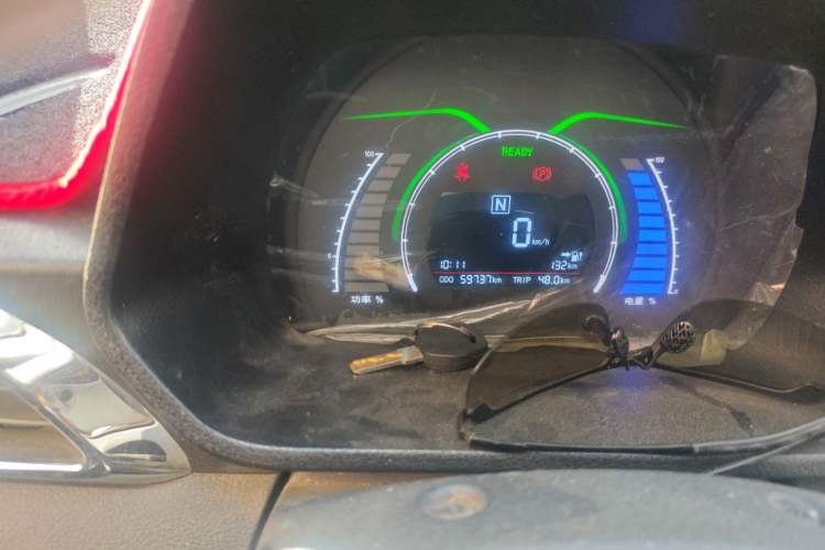 Used BAIC New Energy EC 2017 EC180 Dynamic Edition Odometer Close Up