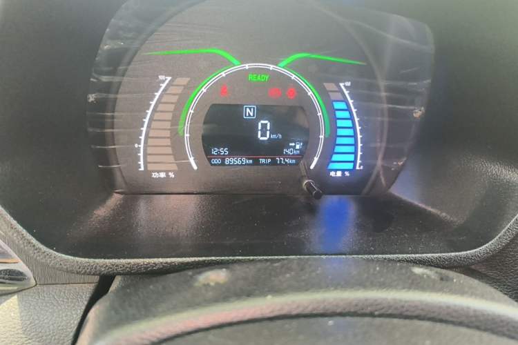Used BAIC New Energy EC 2017 EC180 Dynamic Edition Odometer Close Up