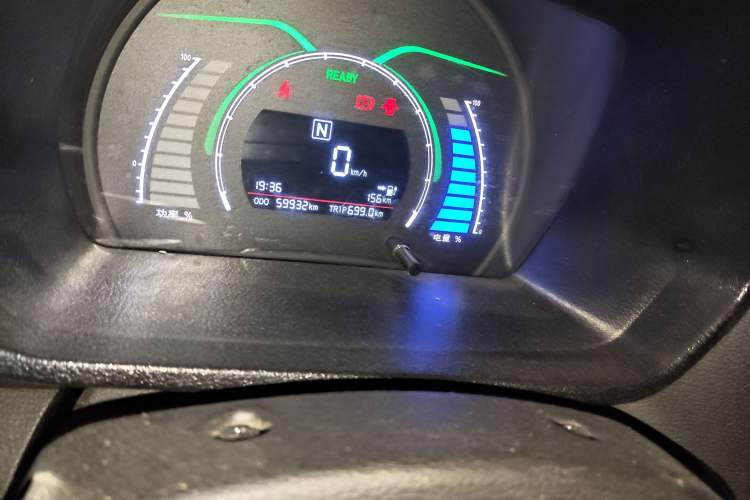 Used BAIC New Energy EC 2017 EC180 Dynamic Edition Odometer Close Up