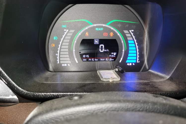 Used BAIC New Energy EC 2017 EC200 Dynamic Edition Odometer Close Up