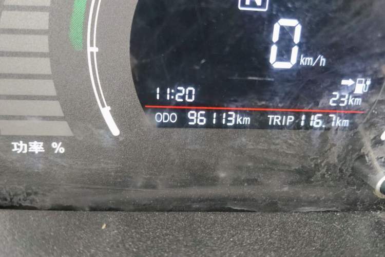 Used BAIC New Energy EC 2017 EC180 Dynamic Edition Odometer Close Up