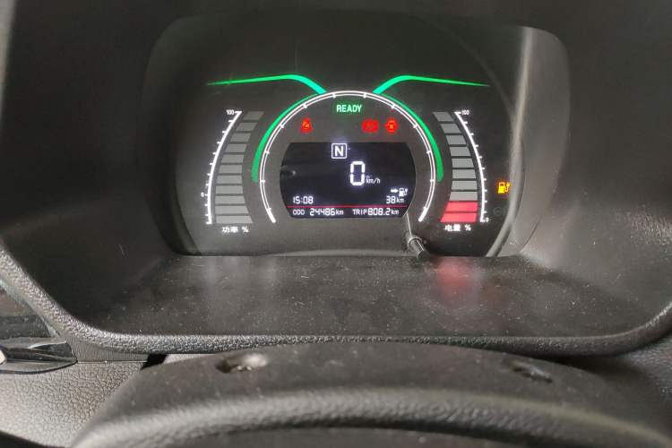 Used BAIC New Energy EC 2017 EC180 Dynamic Edition Odometer Close Up