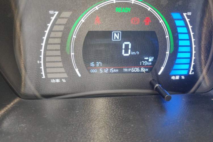 Used BAIC New Energy EC 2017 EC180 Dynamic Edition Odometer Close Up