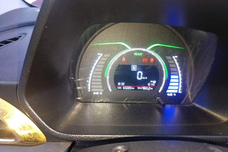 Used BAIC New Energy EC 2017 EC200 Dynamic Edition Odometer Close Up