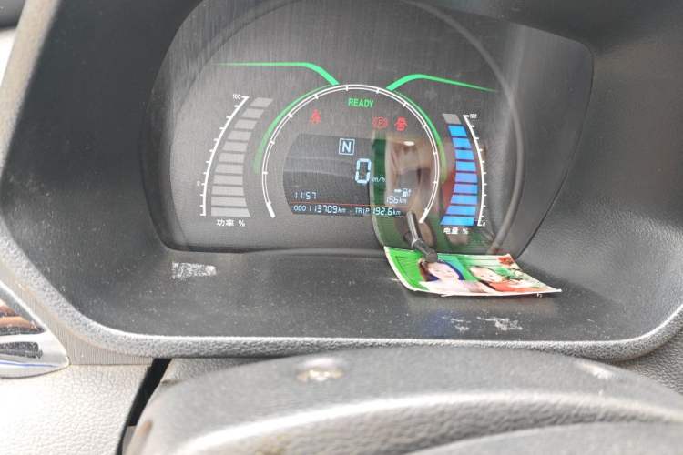 Used BAIC New Energy EC 2017 EC180 Dynamic Edition Odometer Close Up