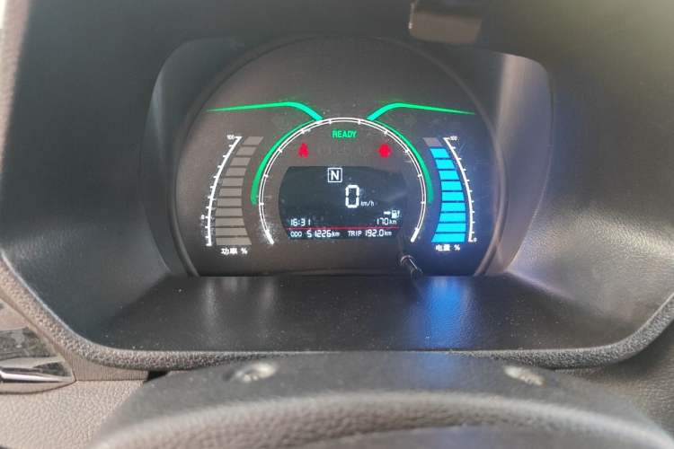 Used BAIC New Energy EC 2017 EC180 Dynamic Edition Odometer Close Up