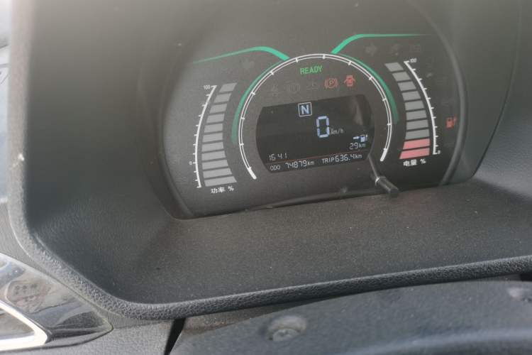 Used BAIC New Energy EC 2017 EC180 Dynamic Edition Odometer Close Up