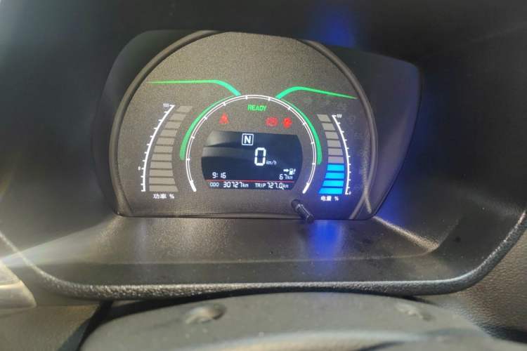 Used BAIC New Energy EC 2017 EC180 Dynamic Edition Odometer Close Up