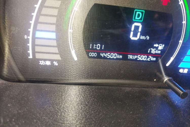 Used BAIC New Energy EC 2017 EC180 Dynamic Edition Odometer Close Up