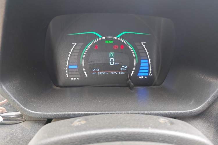 Used BAIC New Energy EC 2017 EC180 Dynamic Edition Odometer Close Up