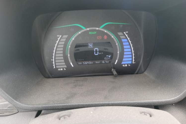 Used BAIC New Energy EC 2017 EC180 Dynamic Edition Odometer Close Up
