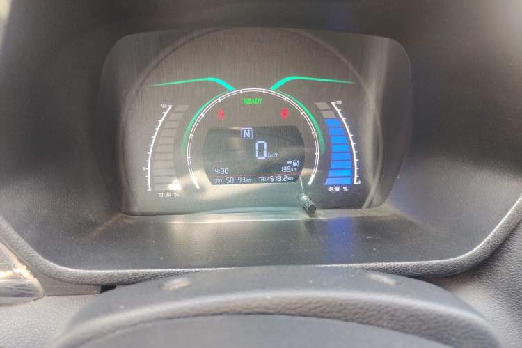 Used BAIC New Energy EC 2017 EC180 Dynamic Edition Odometer Close Up