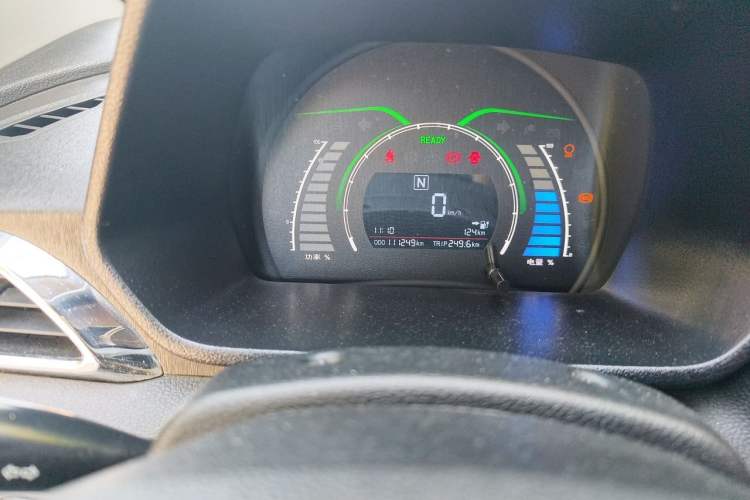 Used BAIC New Energy EC 2017 EC200 Dynamic Edition Odometer Close Up