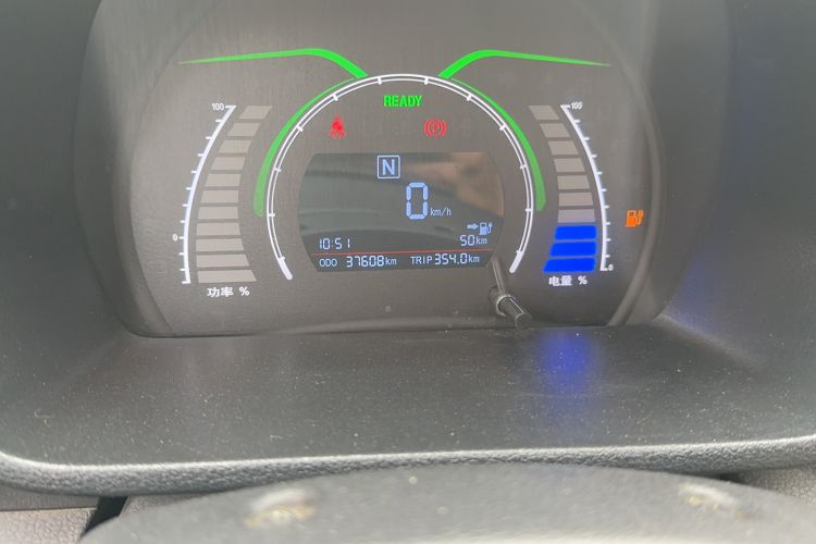 Used BAIC New Energy EC 2017 EC180 Dynamic Edition Odometer Close Up