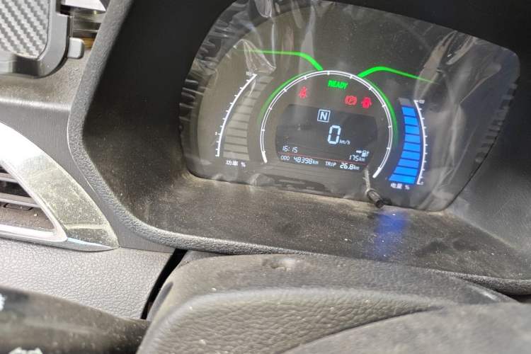 Used BAIC New Energy EC 2017 EC200 Dynamic Edition Odometer Close Up