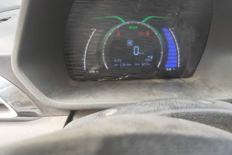 Used BAIC New Energy EC 2017 EC180 Dynamic Edition Odometer Close Up