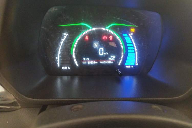 Used BAIC New Energy EC 2017 EC200 Elegant Edition Odometer Close Up
