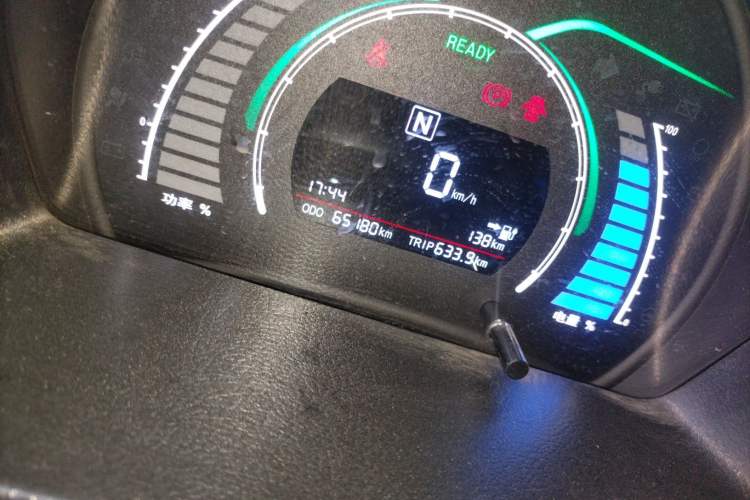 Used BAIC New Energy EC 2017 EC180 Dynamic Edition Odometer Close Up