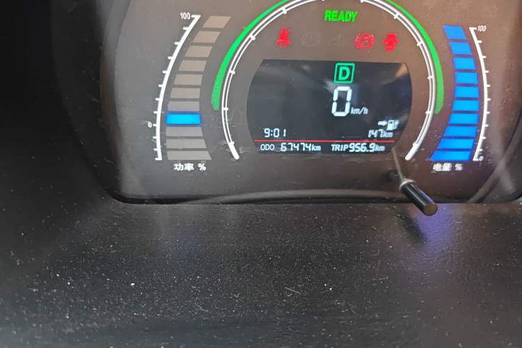 Used BAIC New Energy EC 2017 EC180 Dynamic Edition Odometer Close Up