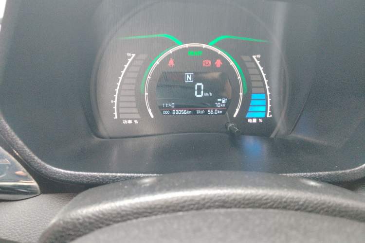 Used BAIC New Energy EC 2017 EC180 Dynamic Edition Odometer Close Up