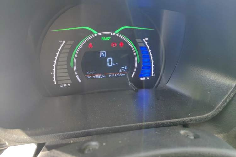 Used BAIC New Energy EC 2018 EC220 Standard Edition Odometer Close Up