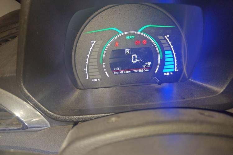 Used BAIC New Energy EC 2018 EC220 Standard Edition Odometer Close Up