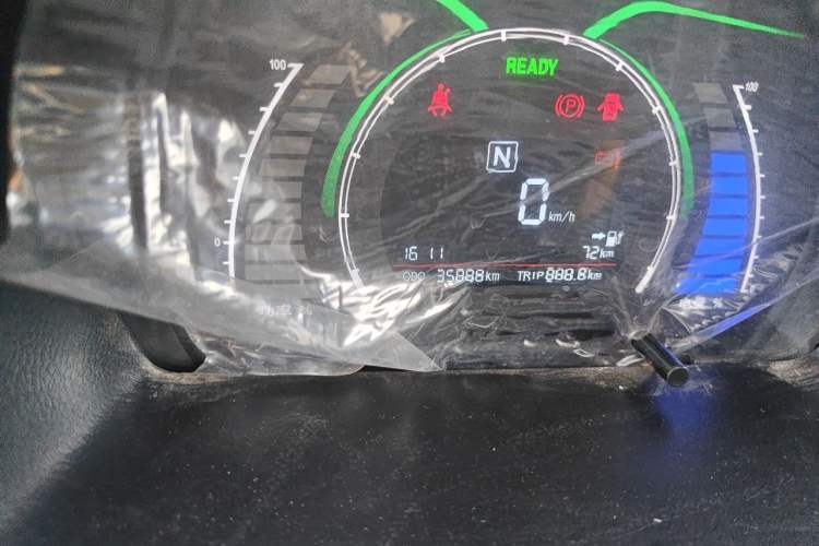 Used BAIC New Energy EC 2018 EC220 Standard Edition Odometer Close Up