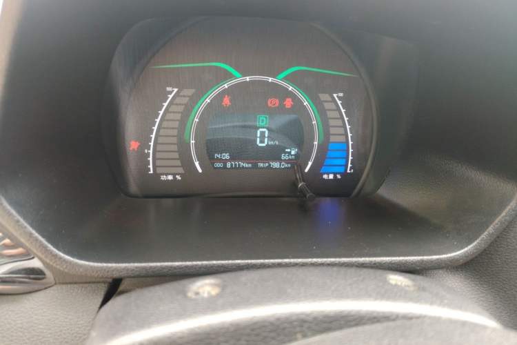 Used BAIC New Energy EC 2018 EC220 Standard Edition Odometer Close Up