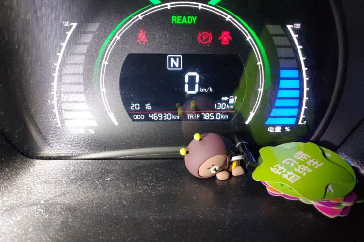 Used BAIC New Energy EC 2018 EC220 Classic Edition Odometer Close Up