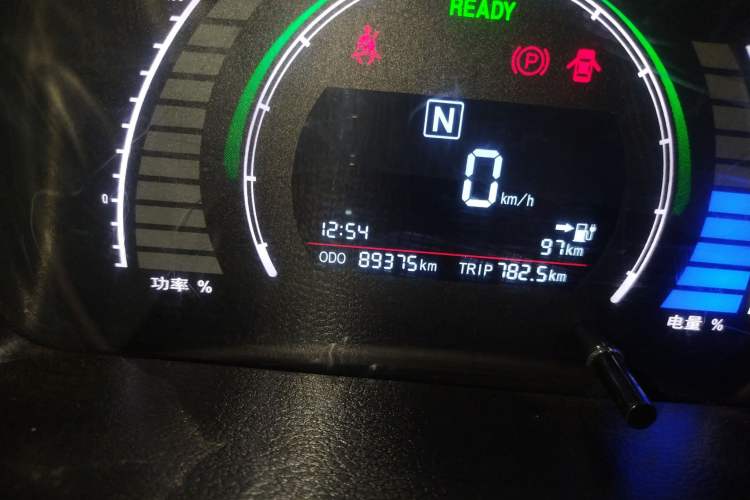 Used BAIC New Energy EC 2018 EC220 Classic Edition Odometer Close Up