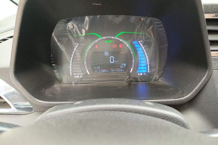 Used BAIC New Energy EC 2018 EC220 Standard Edition Odometer Close Up