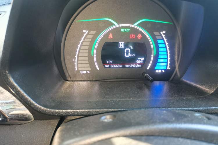 Used BAIC New Energy EC 2018 EC220 Elite Edition Odometer Close Up