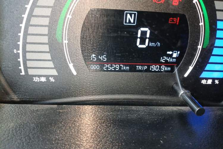 Used BAIC New Energy EC 2018 EC220 Standard Edition Odometer Close Up