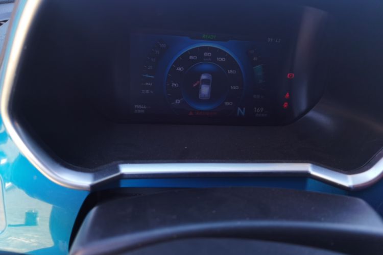 Used BAIC New Energy EC 2018 Dynamic Edition Odometer Close Up