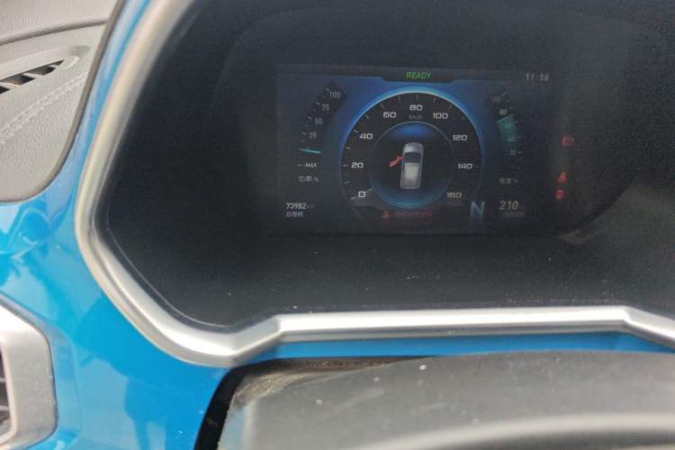 Used BAIC New Energy EC3 2018 Dynamic Edition Odometer Close Up