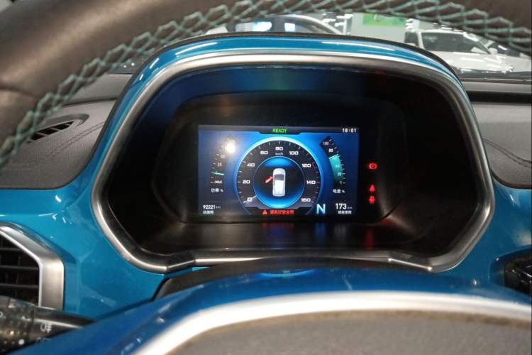 Used BAIC New Energy EC3 2018 Dynamic Edition Odometer Close Up