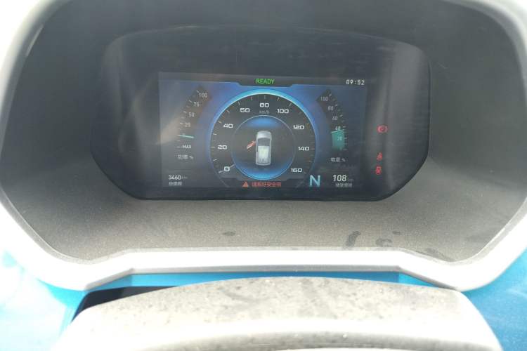 Used BAIC New Energy EC3 2018 Dynamic Edition Customized Version Odometer Close Up