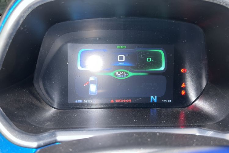 Used BAIC New Energy EC3 2018 Dynamic Edition Odometer Close Up