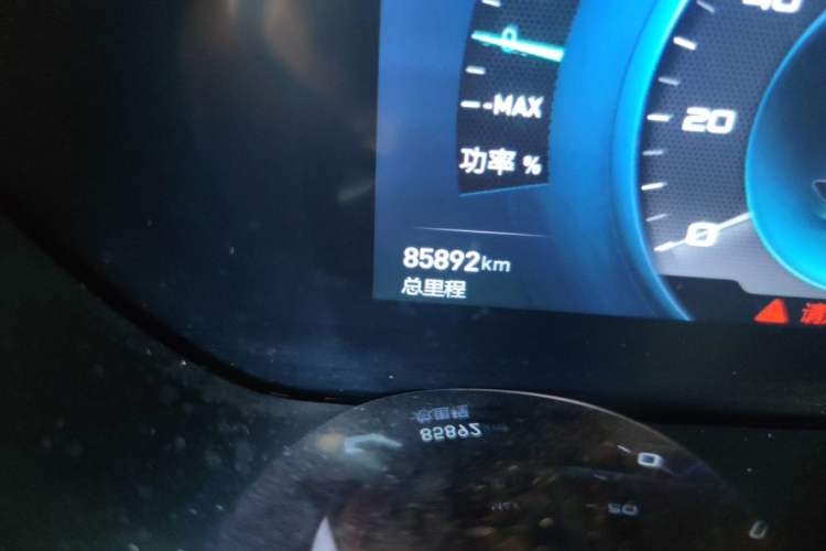 Used BAIC New Energy EC3 2018 Dynamic Edition Odometer Close Up
