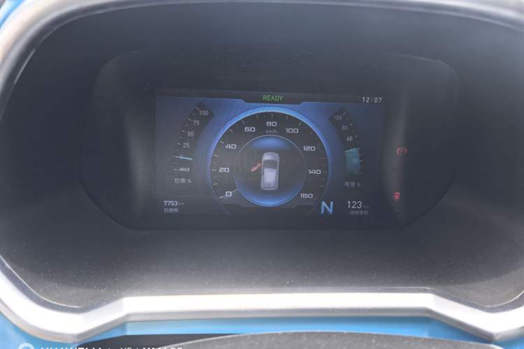 Used BAIC New Energy EC3 2018 Dynamic Edition Customized Version Odometer Close Up