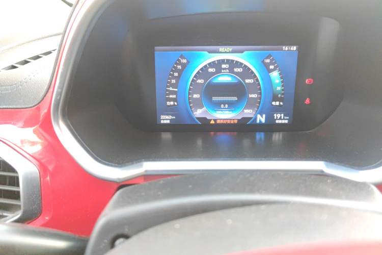 Used BAIC New Energy EC3 2019 Dynamic Edition Odometer Close Up