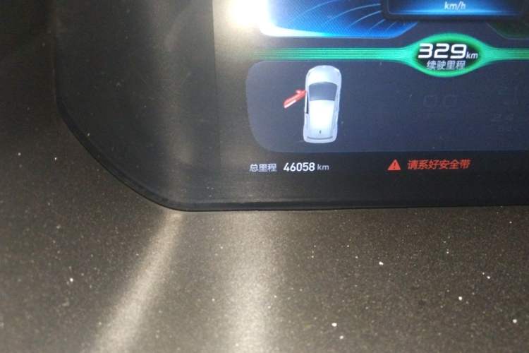 Used BAIC New Energy EC3 2019 Dynamic Edition Odometer Close Up