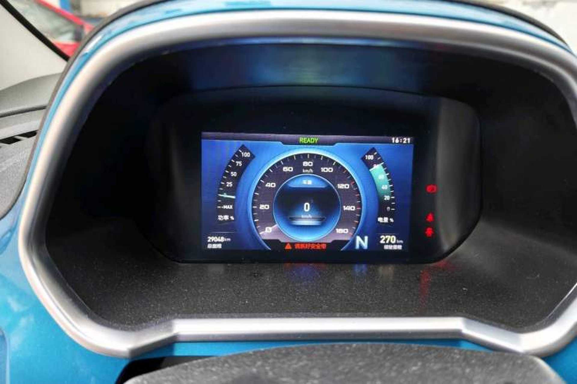 Used BAIC New Energy EC3 2019 Dynamic Edition Odometer Close Up