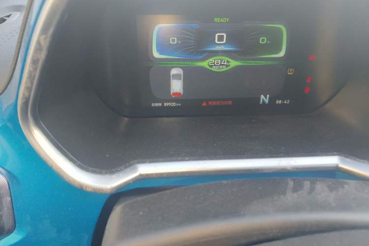 Used BAIC New Energy EC3 2019 Dynamic Edition Odometer Close Up