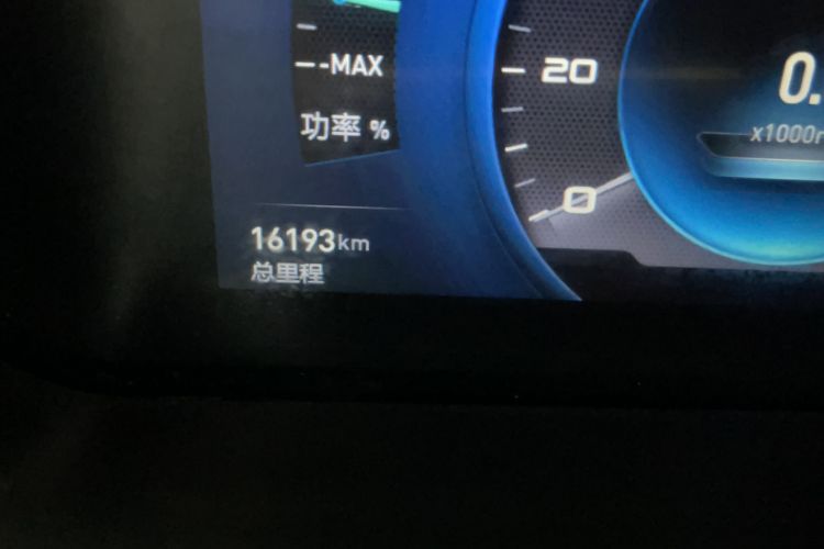 Used BAIC New Energy EC3 2019 Dynamic Edition Odometer Close Up