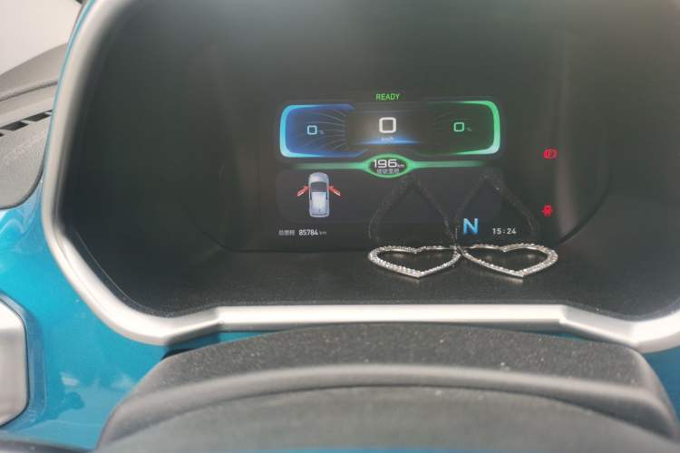Used BAIC New Energy EC3 2019 Dynamic Edition Odometer Close Up