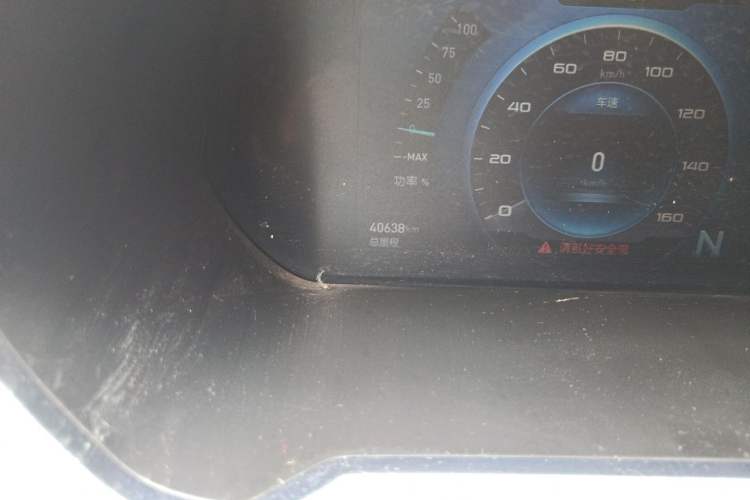 Used BAIC New Energy EC3 2019 Dynamic Edition Odometer Close Up