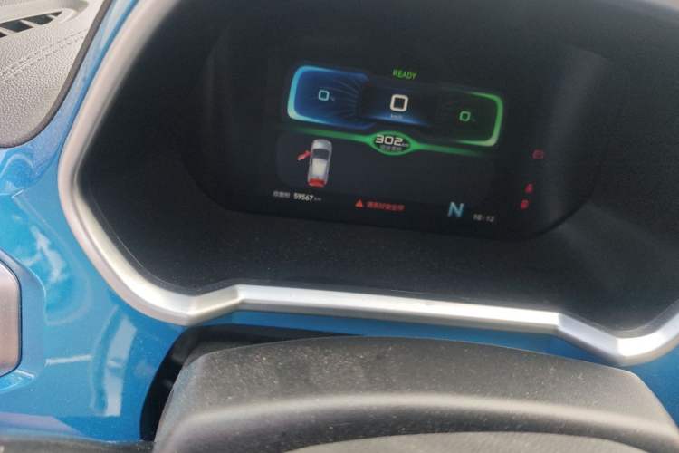 Used BAIC New Energy EC3 2019 Dynamic Edition Odometer Close Up
