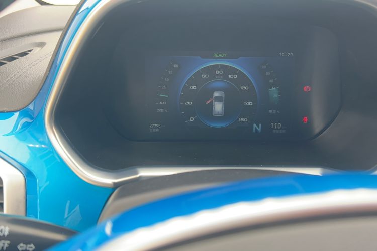 Used BAIC New Energy EC3 2019 Dynamic Edition Odometer Close Up