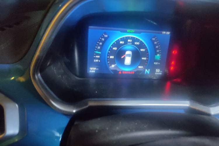 Used BAIC New Energy EC3 2019 Dynamic Edition Odometer Close Up